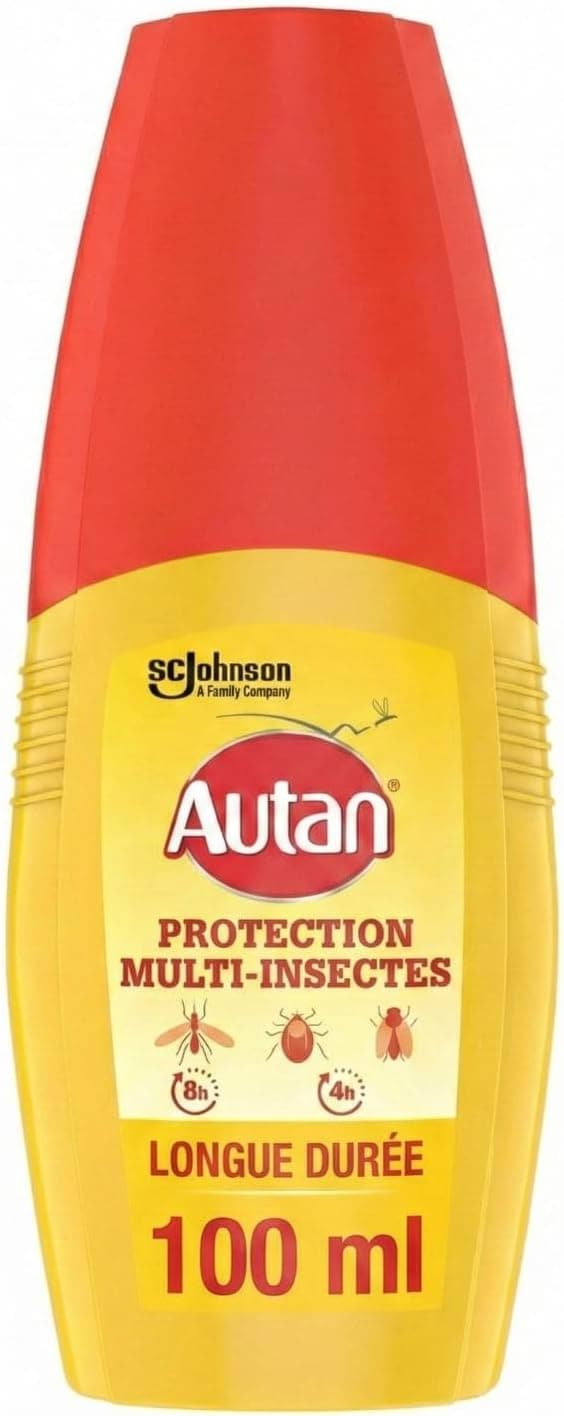 Autan Multi-Insectes Répulsif Anti-Moustiques Tigres Taons Spray 100 ml