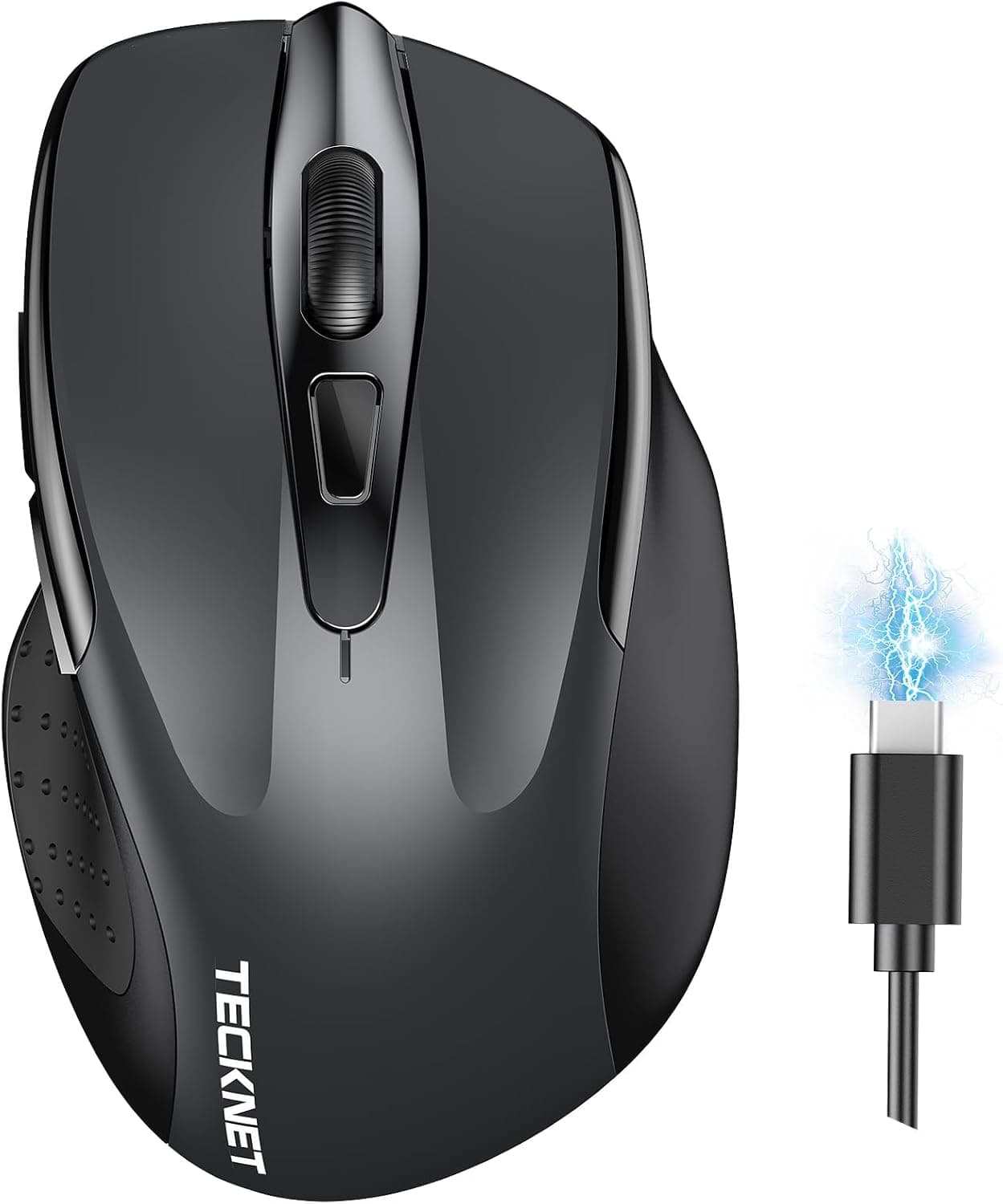TECKNET Souris Bluetooth,Souris sans Fil Rechargeable Silencieuse