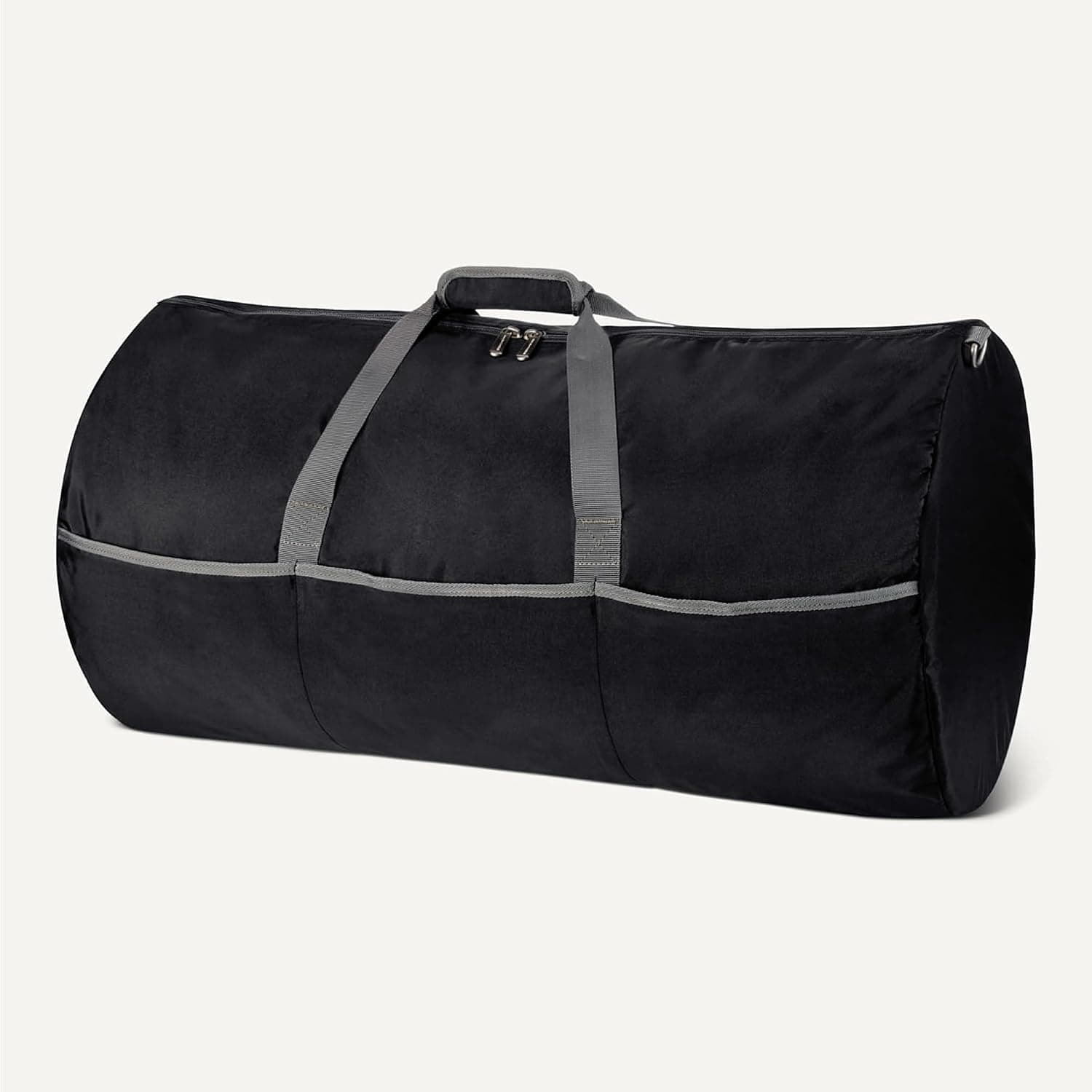 Amazon Essentials Grand Sac de Voyage Nylon Pliable 82,3cm avec Poches Zippées, 150L, Capacité de 22,6kg, Noir (Anciennement Amazon Basics)