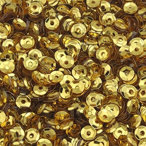 Perlin - Lot de 12 000 paillettes Ø 4 mm 10 couleurs Set Bol bombé pour vêtements et bijoux DIY Artisanat Métallique Bricolage Bombe à sequins