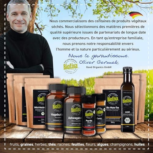 Poudre de protéines véganes bio 900g - 83% de protéines - Protéines de pois et de riz - 23g de protéines par dose - Végan - Conditionné et contrôlé en Allemagne (DE-ÖKO-005)