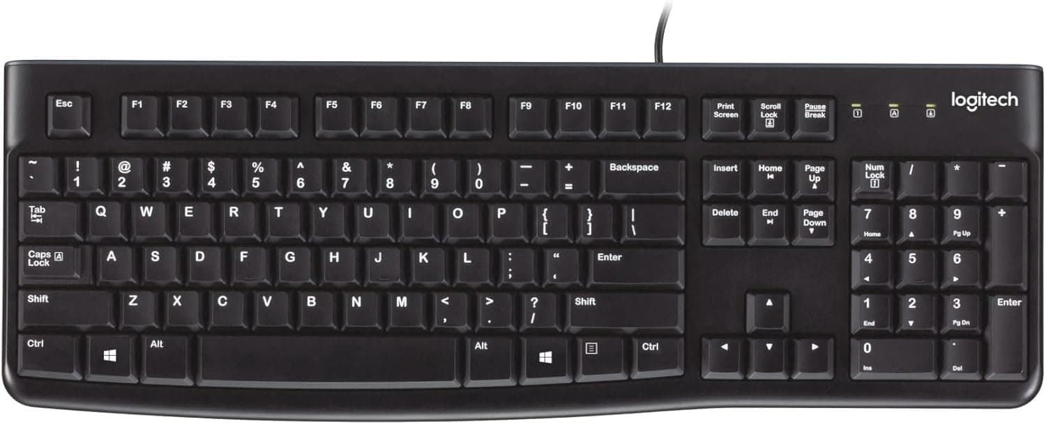 Logitech K120 Clavier Filaire pour Windows | Layout Francese AZERTY - Nero