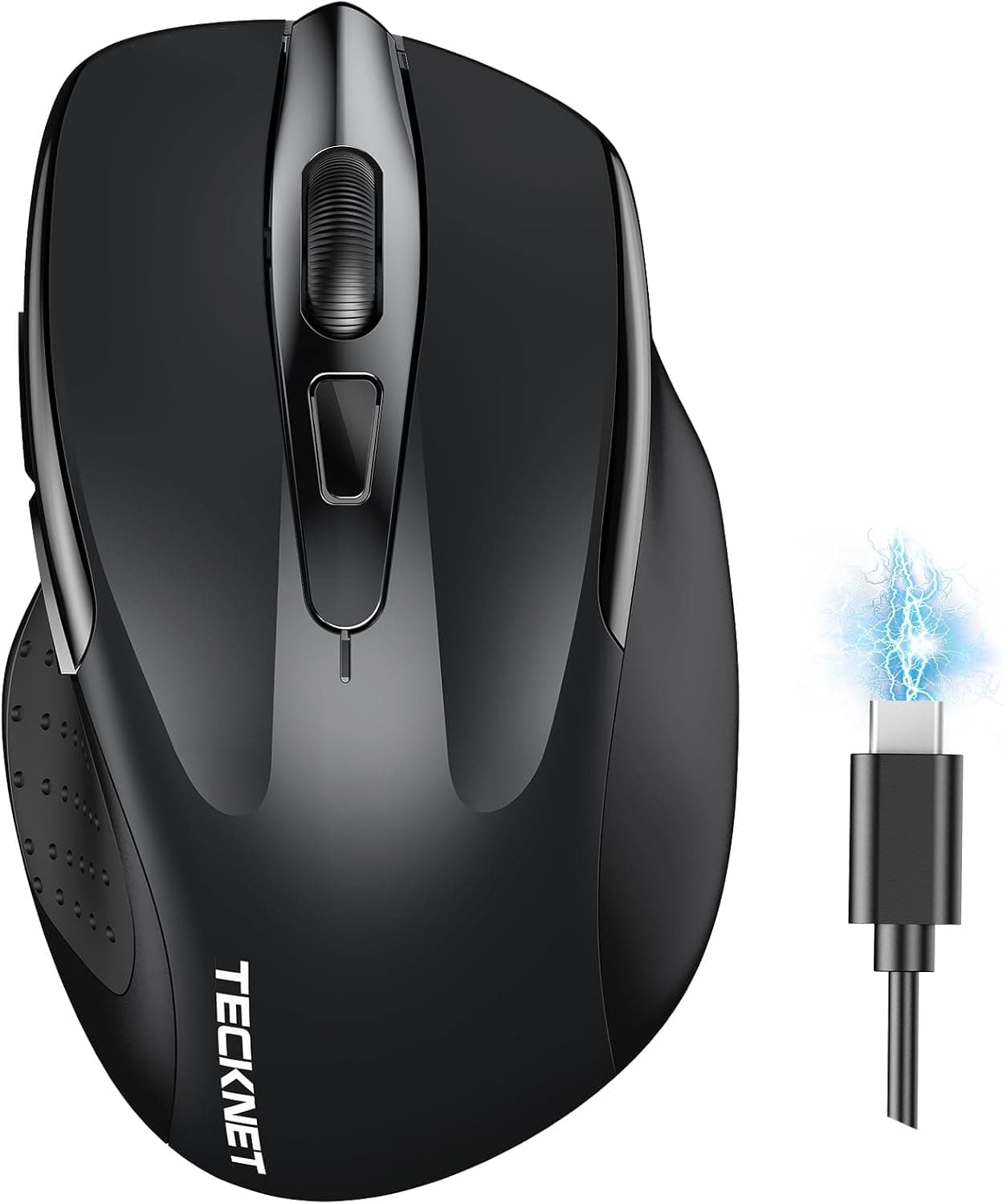 TECKNET Souris Bluetooth,Souris sans Fil Rechargeable Silencieuse