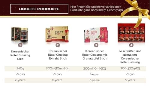 Pocheon - Bâton d'extrait de ginseng rouge coréen et de grenade - 300 ml (10 ml x 30) - Panax coréen - Support immunitaire naturel - Sans sucre ajouté