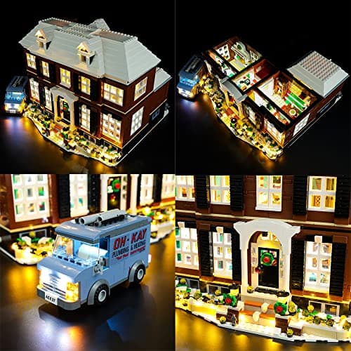 HYCH Kit d'éclairage LED Compatible avec (Home Alone),LED Lumière Kit pour Lego 21330 (Baustein Modèle Non Incluse)