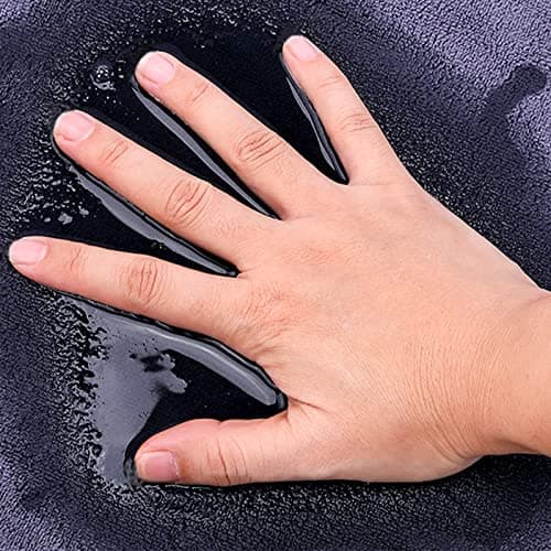 Serviette de Fitness Gym, Serviette de Sport Microfibre, Serviette d'entraînement Absorbante avec Fixation, Serviette de Voyage Légère pour Sport Yoga Randonnée Plage Douche(Gray)