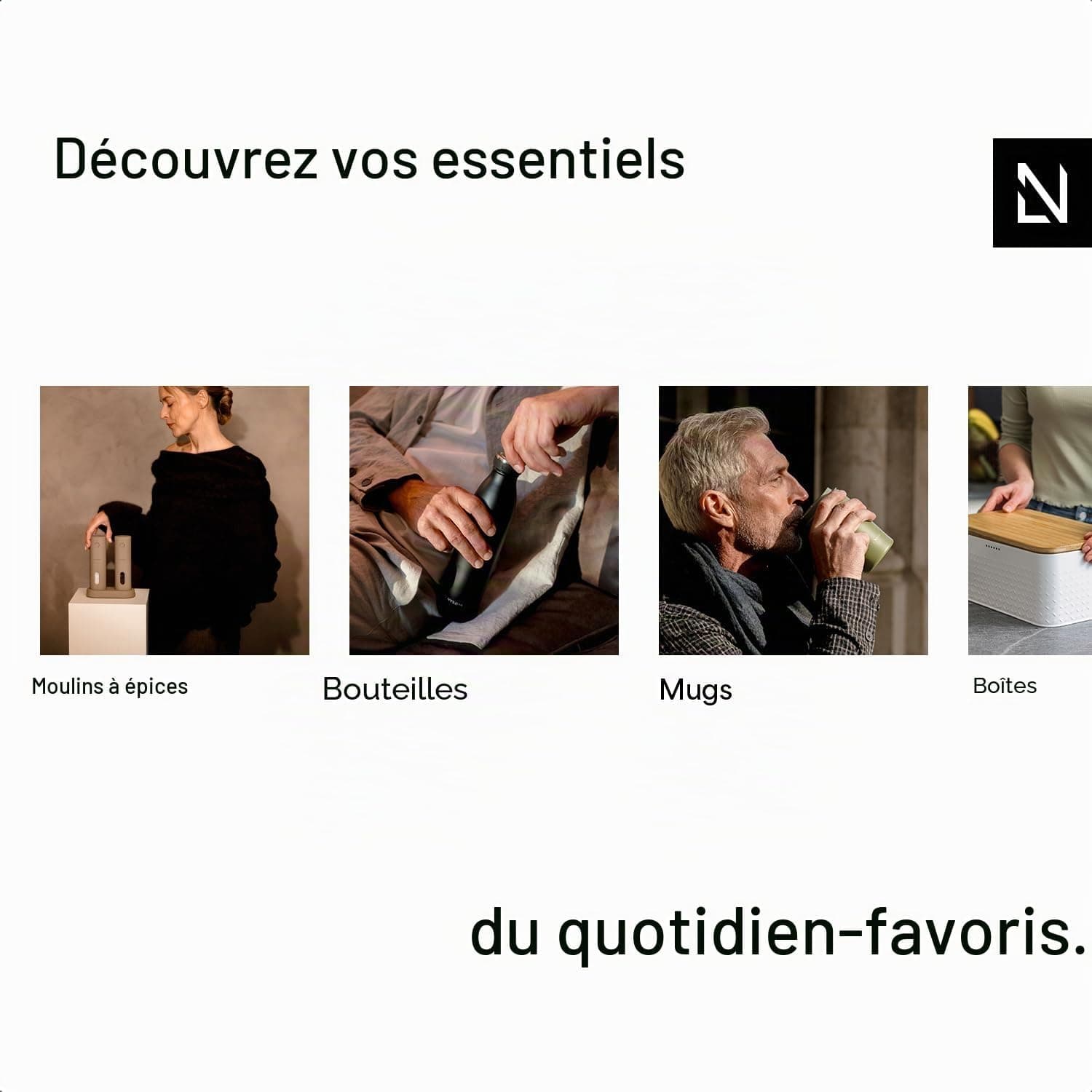 LARS NYSØM Gourde INOX 350ml | 0.35L Bouteille d’eau isolée | Gourde étanche pour Le Sport, la Bicyclette (Stainless Steel, 350ml)