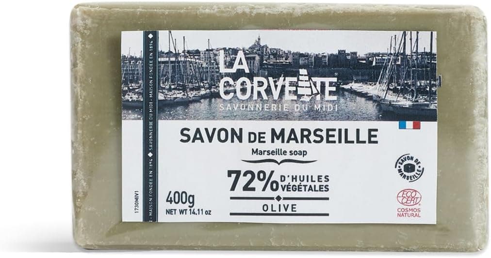 La Corvette Cube de Savon de Marseille Olive Ecocert 400 g