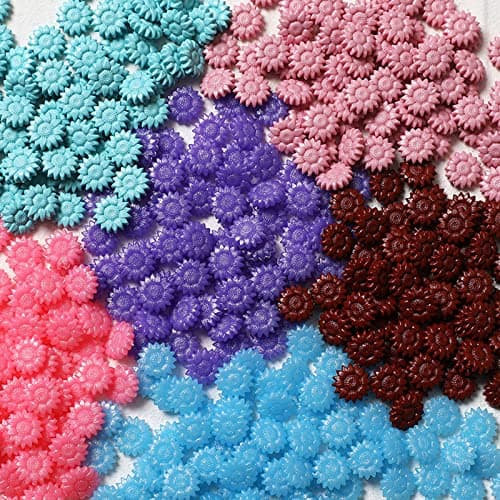 600 Pièces Perles de Cire à Cacheter Tournesol Sceaux de Cire avec 2 Cuillères de Fusion et 4 Bougies de Thé pour Sceller et Décorer des Lettres (Couleurs Mélangées)