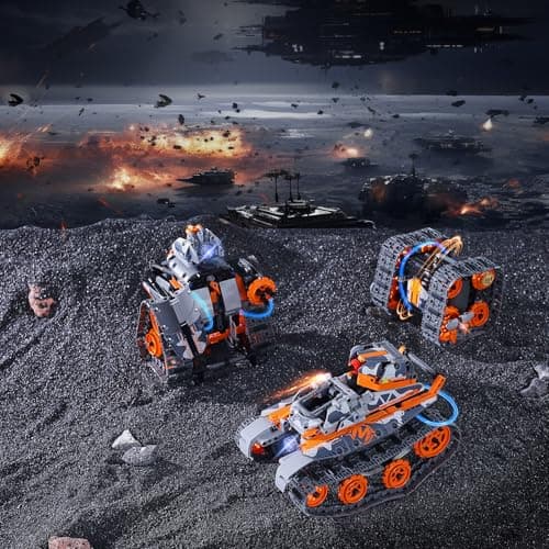 VEVOR Jouets de Construction STEM 5 en 1, Kit de Construction Voiture RC Robot Télécommandé, 554 Pièces, Contrôle par Application, Cadeau pour Création Enfants, Garçons, Filles, Âgés de 6 Ans et Plus