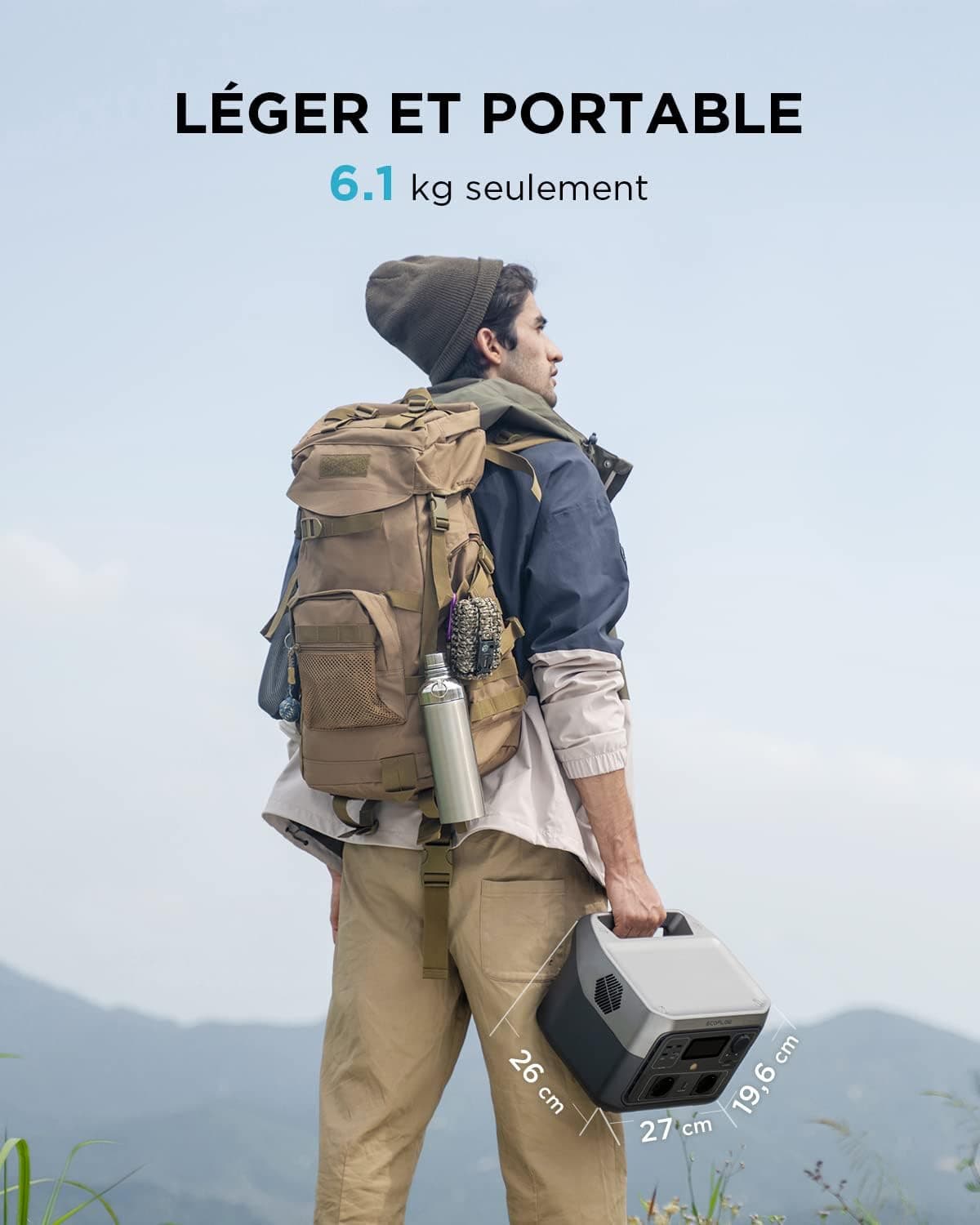 Station électrique portable ECOFLOW RIVER 2 MAX 512 Wh (Reconditionné)