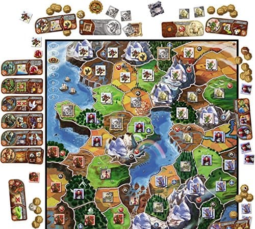 Asmodde - Small World - Jeu de Civilisations pour Enfants Dès 8 Ans - Jeu de Société Stratégique - Jeu de Plateau Univers Fantastique - 2 À 5 Joueurs - 40 À 80 Min - VEn Français - Days of Wonder