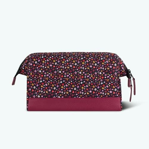 CABAIA - Trousse de Toilette Homme et Femme - Ouverture Grand Angle avec 2 Poches intérieures - Organisateur de Voyage Pratique et Résistant - Vanity avec Un Design Français, Exclusif et Original