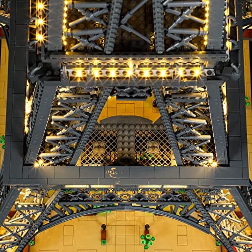 BRIKSMAX Kit d’éclairage à LED pour Lego Architecture La Tour Eiffel - Compatible with Lego 10307 Blocs de Construction Modèle- Pas inclure l’Ensemble Lego