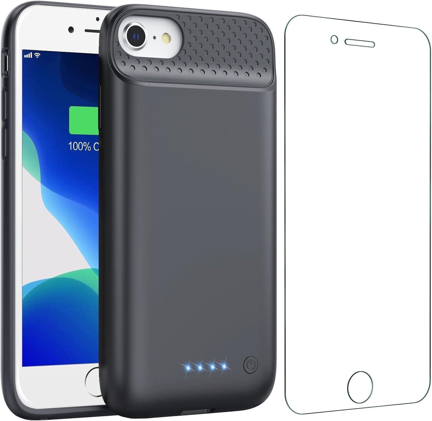 Feob Étui de batterie pour iPhone 6/6s/7/8 (4,7"), 7000 mAh, batterie supplémentaire pour iPhone 6/6s/7/8 (4,7")