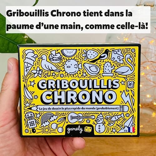 Gribouillis Chrono : Le jeu de dessin vivement frénétique et assurément drôle | Un jeu de société qui se joue en famille, pour les enfants, les adolescents et les adultes (Français)