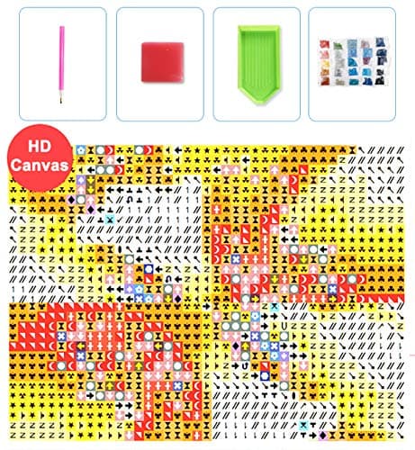 Bimkole 5D Diamond Painting DIY Kits Plage, Fenêtre Mer Arbre Bleu Ciel Broderie Diamant Kits De Broderie Au Point De Croix Strass Rond Résine Peinture Décor à La Maison, (30x40 cm)