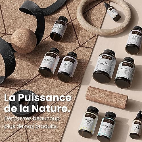 Magnésium Marin 400mg Gelules - 365 Capsules Pack familial | Premium Élémentaire (Pur) Magnesium Fortement & Haute Dose Testé en Laboratoire - Sans Stéarate, Végétalien