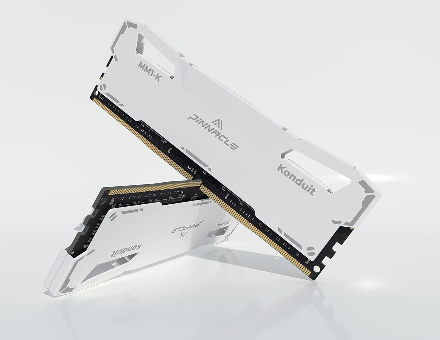 Timetec Pinnacle-Konduit DDR4 XMP2.0 Overclocking 1.35V Dual Rank Compatible pour AMD et Intel Desktop Gaming PC Module - Blanc (3200Mhz 16GB(2x8GB))