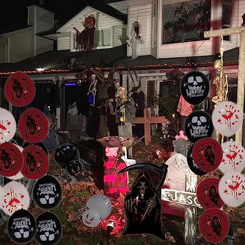 Eterspr Halloween Decoration Kit, Halloween Guirlande Bannier Déco, Happy Halloween Banner kit,Kit Décoration Fête d'halloween, pour Halloween, Les Fêtes, Les Décorations d'intérieur
