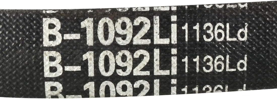 sourcing map Courroie de transmission en caoutchouc B-1092/B43 - Courroie intérieure de 109,2 cm