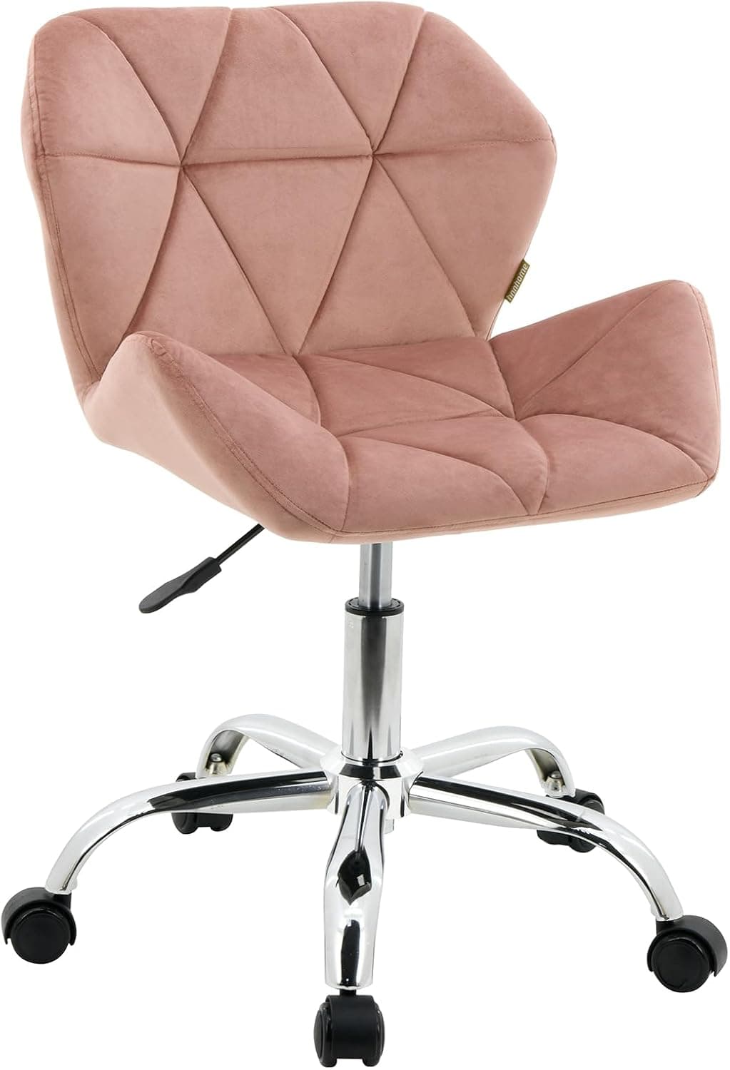 HNNHOME® Chaise de bureau moderne pivotante en tissu rembourré pour maison, bureau, hauteur réglable
