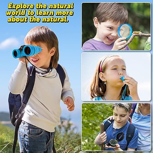 ESSENSON Kit d'exploration pour Les Enfants, Ensemble Explorateur Extérieur Jouets, Cadeau de Jouets d'extérieur pour Les 3 4 5 6 7 8+ Ans garçons Filles Enfants