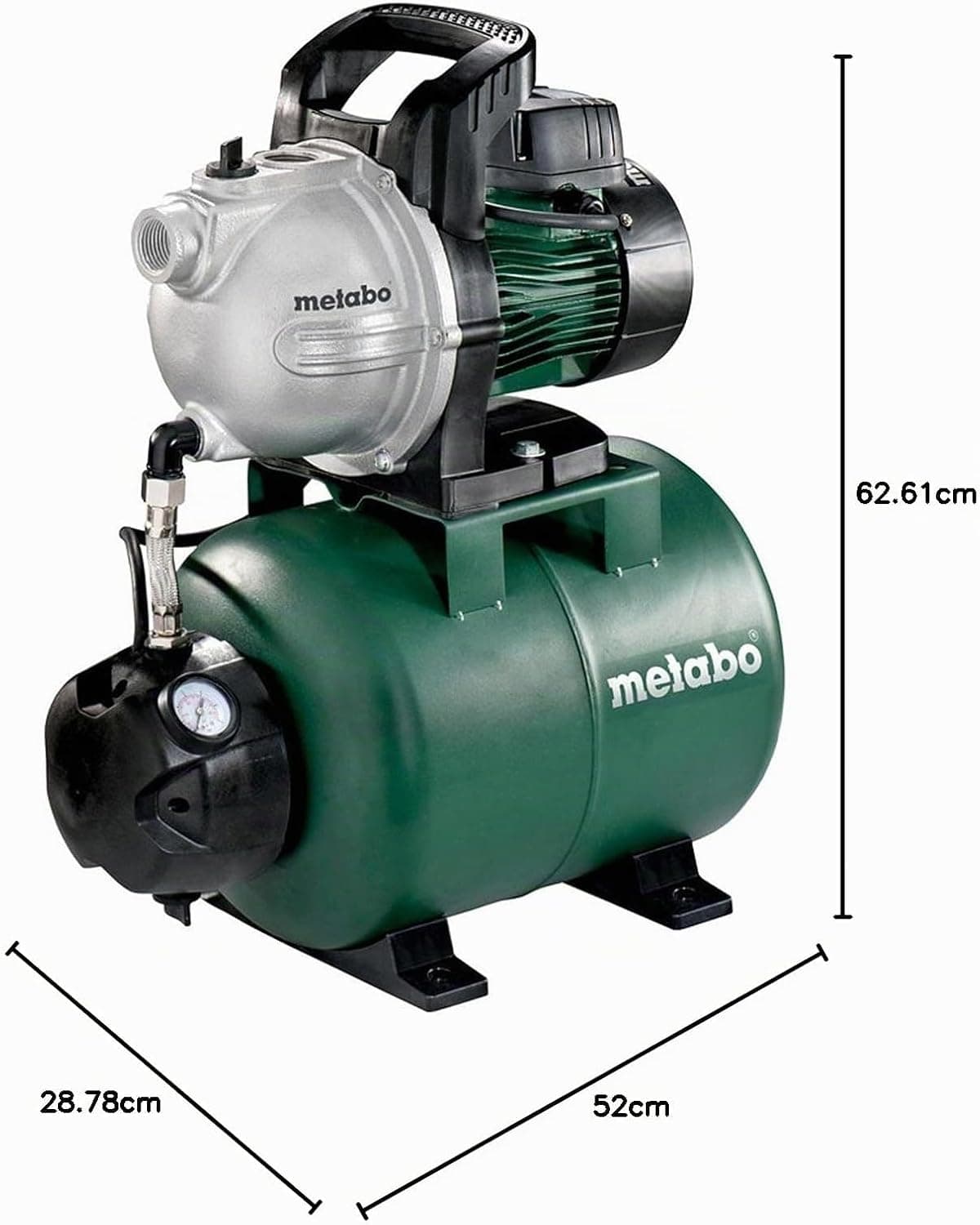 metabo HWW 4000/25 G Pompe d'Installation d'Eau Domestique, 1100 W