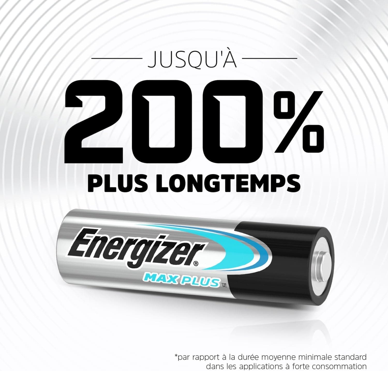 Piles alcalines AA Energizer Max Plus, Pack de X