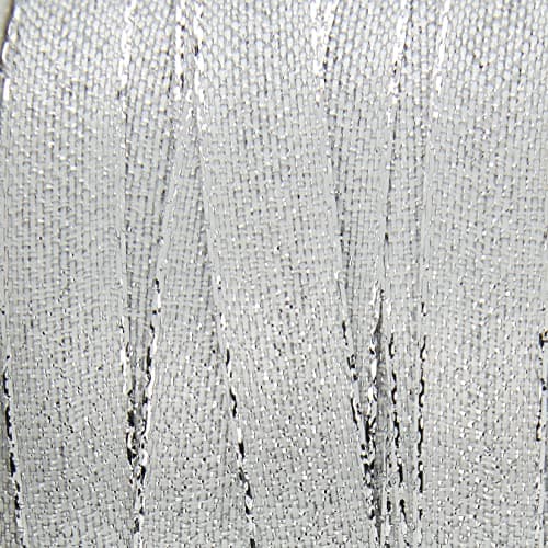 C.E. Pattberg WIEN Ruban Cadeau Argenté, 20 m de Ruban Cadeau pour Emballer des Présents, Largeur 10 mm, Accessoire de Décoration et Bricolage, Ruban Décoratif pour Présents