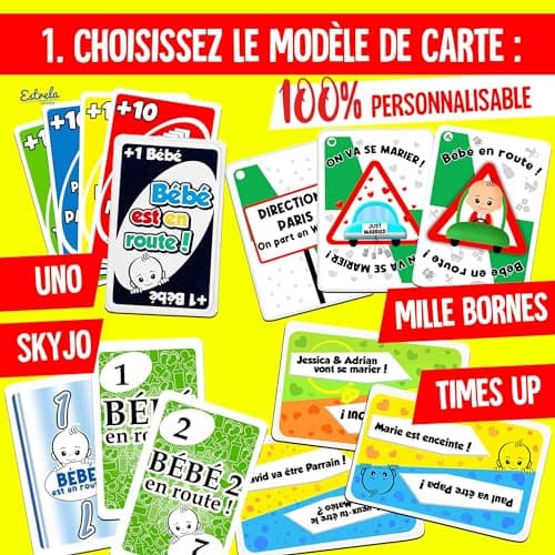 Annonce (Carte Uno personnalisée Annonce Grossesse)