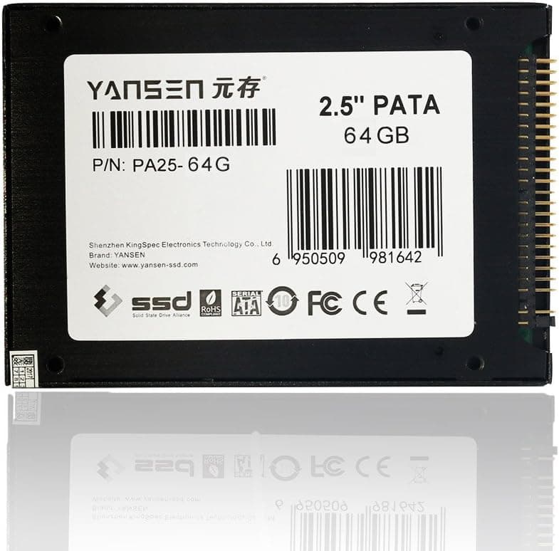 KingSpec MLC Digital SSD Disque dur SSD pour ordinateur portable 64 Go