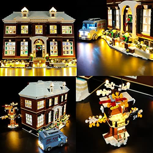 HYCH Kit d'éclairage LED Compatible avec (Home Alone),LED Lumière Kit pour Lego 21330 (Baustein Modèle Non Incluse)