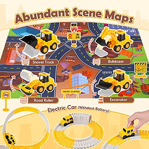 Adeokay Jouet Enfant 2 3 4 5 6 Ans, Circuit Voiture Electrique Cadeau Garcon 2 3 4 5 6 Ans Circuit Voiture Enfant 2-6 Ans Jeux Educatif 2-6 Ans Voitures électriques, Circuits et Accessoires