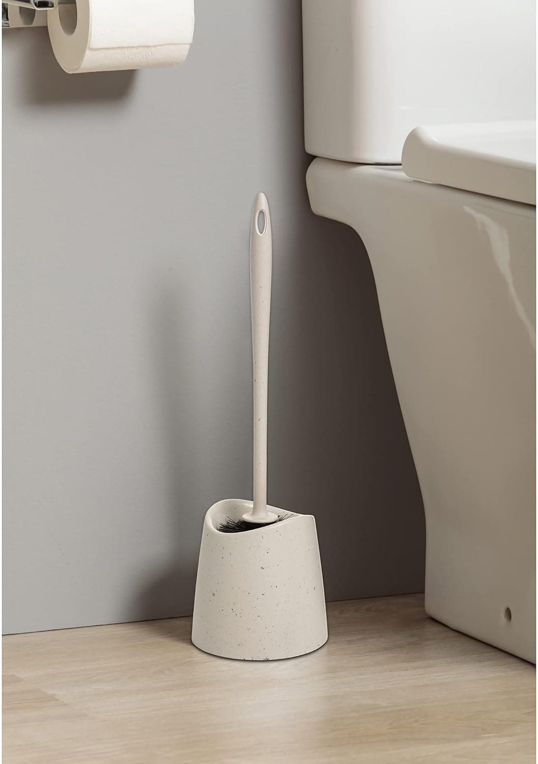 TATAY Brosse Toilettes WC, Brosse Fixe Durable Hygiène, 12 x 12 x 38 cm