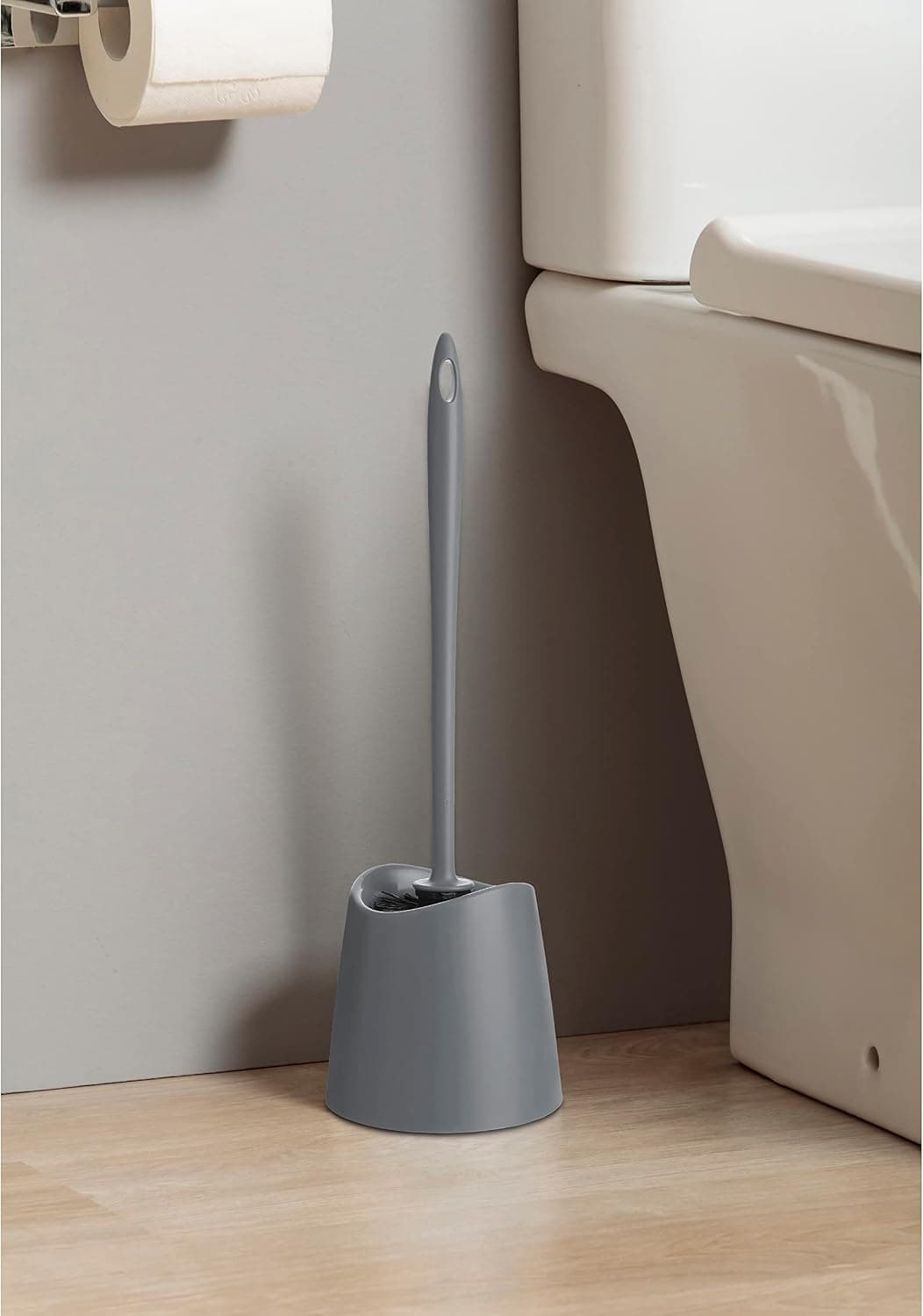 TATAY Brosse Toilettes WC, Brosse Fixe Durable Hygiène, 12 x 12 x 38 cm