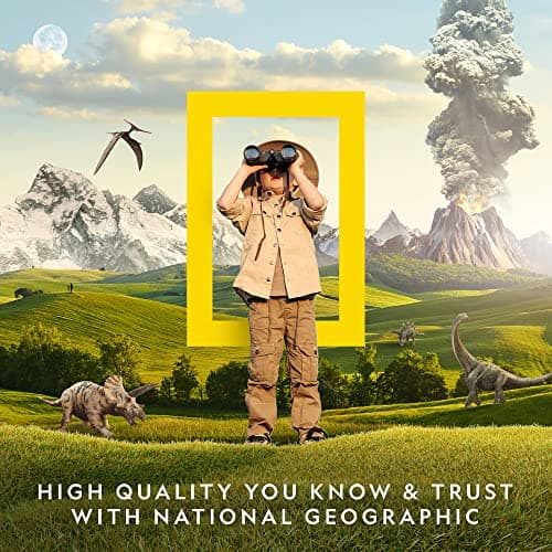 NATIONAL GEOGRAPHIC Kit Scientifique pour Ouvrir 4 Géodes – Comprend des Lunettes et Un Présentoir - Cadeau Scientifique STEM pour Les Amateurs de Minéralogie et de Géologie de Tout Âge