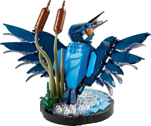 LEGO Icons Le Martin-pêcheur, Modélisme Maquette Adultes pour Les Amoureux de la Nature - Loisir Créatif pour Hommes et Femmes - Idée Cadeau pour Décoration de la Maison ou du Bureau 10331