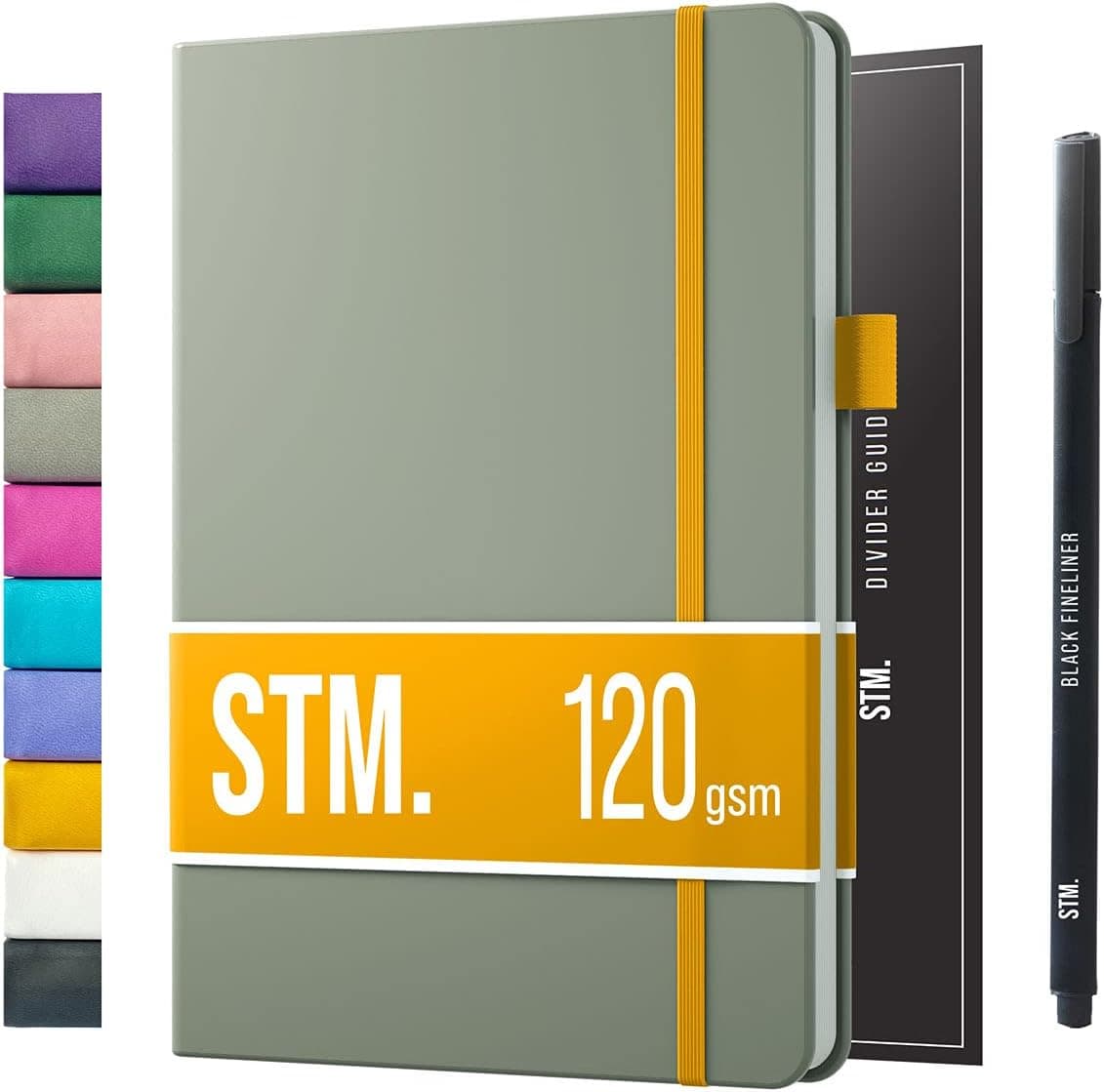 Scribbles That Matter B5 Bullet Dotted Journal + Stylo gratuit! Ton carnet B5 pointillés Couverture rigide 120 g/m2, 200 papier épais résistant aux saignements pour le travail (7 x 10) pouces