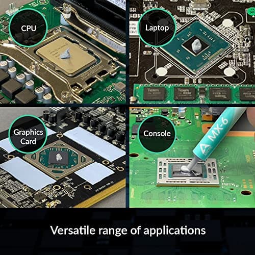 ARCTIC MX-6 (4 g) - Ultime Performance Thermal Paste pour CPU, Consoles, Cartes Graphiques, Ordinateurs Portables, Pâte Thermique, Très Haute conductivité Thermique, Longue durée de Vie