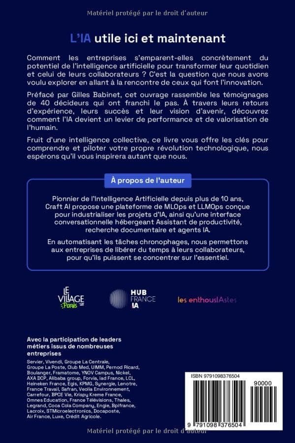 L'IA utile ici et maintenant: 40 témoignages de Leaders Métiers sur l'IA