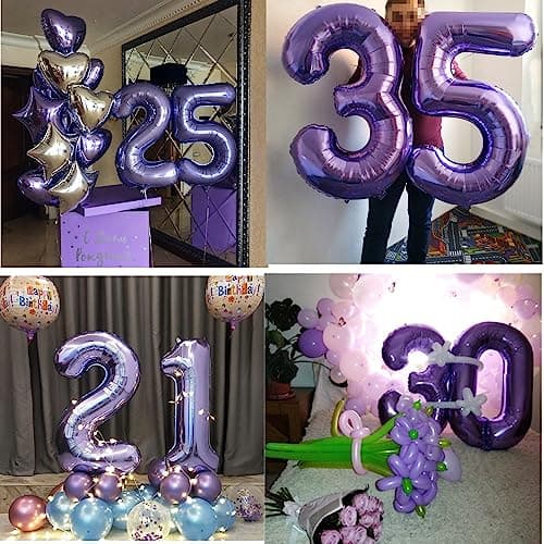 Ballons violet 27 anniversaire Femme, 27 ans Arche Ballon violet, guirlandes ballons 27 anniversaire,violet anniversaire 27 Femmes,27 ans ballon violet Decoration,violet 27 ans anniversaire Femme