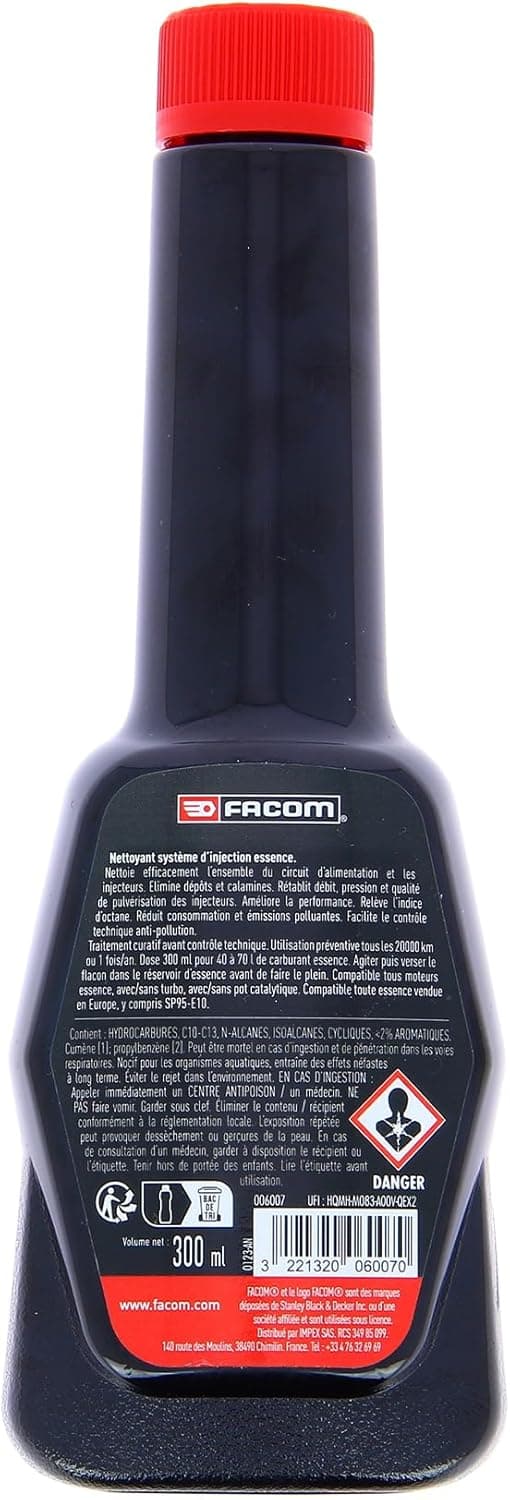 FACOM Nettoyant Injection Essence 300 ml – Formule Curative