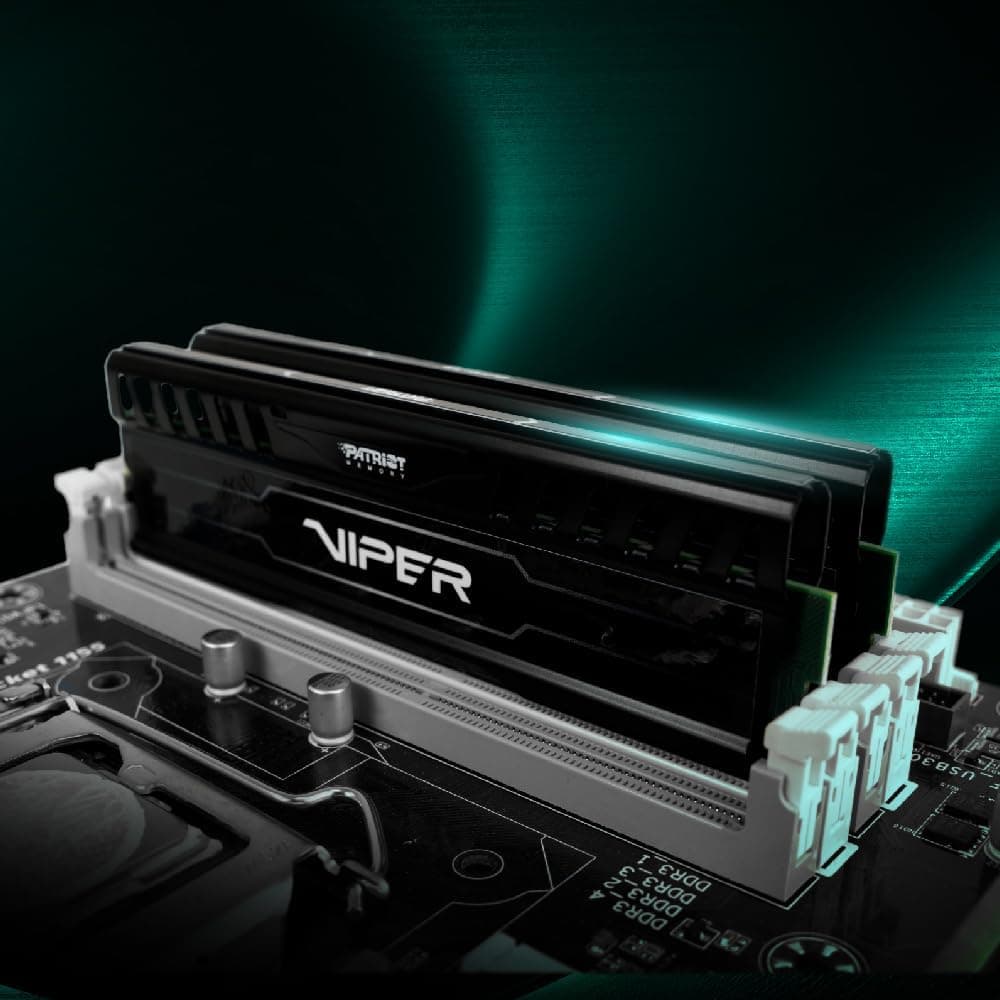 Patriot Memory Viper 3 Black Mamba DDR3 1600 16GB (2x8Go) C9 Kit de Mémoire Haute Performance XMP 1.3 Noir PV316G160C9K