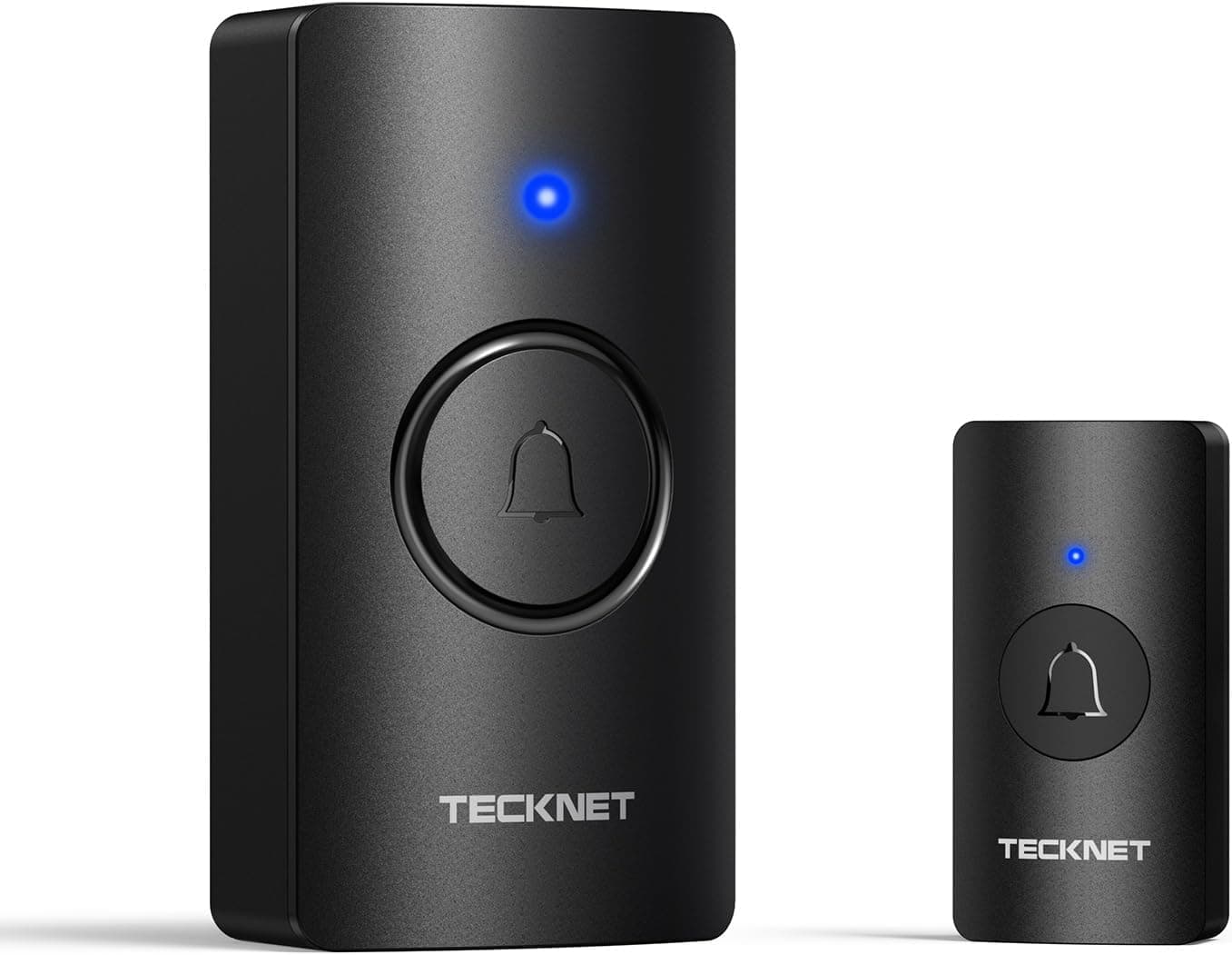 TECKNET Sonnette sans Fil à Pile, 400M Sonnette sans Fil Extérieure Étanche