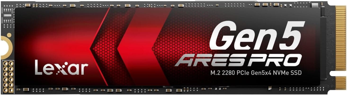 Lexar ARES Pro SSD 2To, M.2 2280 PCIe Gen5 NVMe SSD