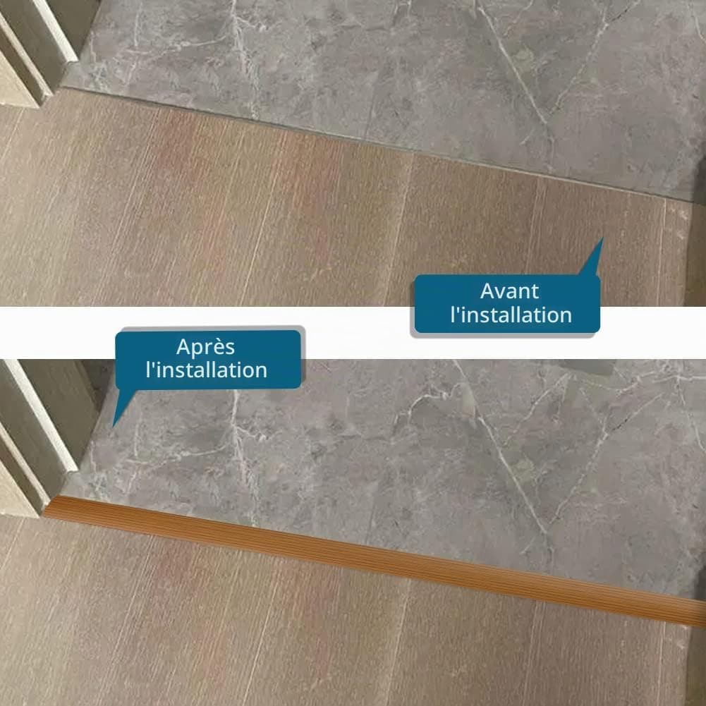 LSGCQ Seuil de porte adhesif barre de seuil bande de transition sol