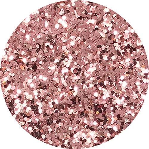 Paillettes biodégradables en or rose respectueuses de l'environnement À base de plantes super épaisses pour le visage le corps la résine 100g/3,5 oz