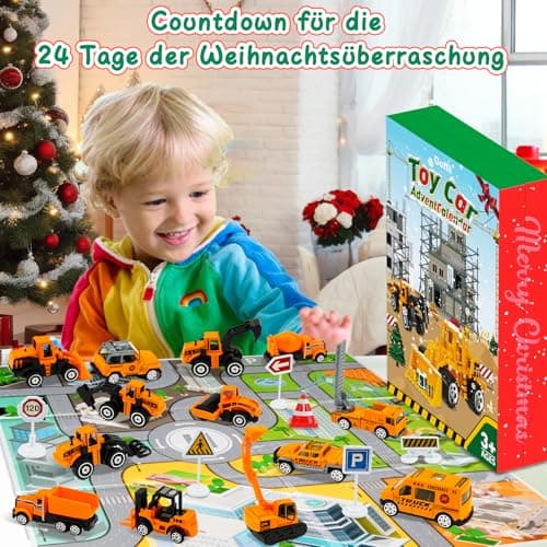 Calendrier De L'avent 2024 Voiture - Jouet Enfant 3 4 5 6 Ans Voiture Enfant 2-6 Ans Garçon Cadeau Garcon 2-6 Ans Petite Voiture Enfant 3-6 Ans Cadeau Anniversaire 3-6 Ans Garcon