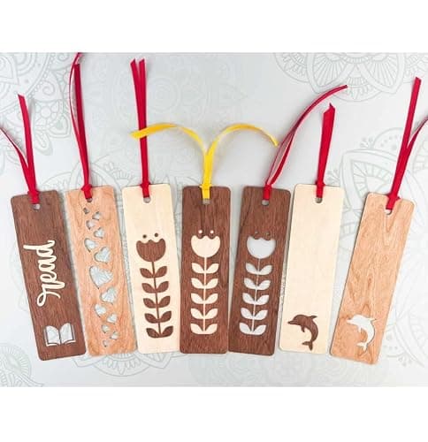 Lot de 50 étiquettes rectangulaires en bois brut avec trou pour le nom de la bouteille de vin - Pour loisirs créatifs - Pour fête de mariage, Noël, projets de bricolage